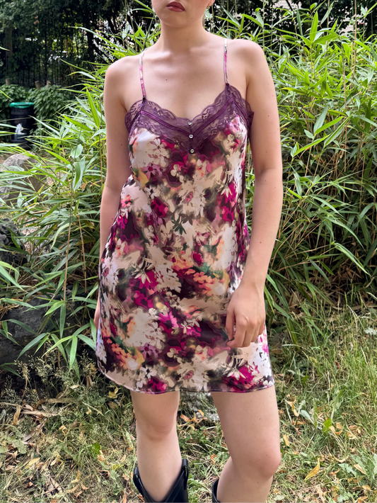 Vintage Floral Lace Cami Dress
