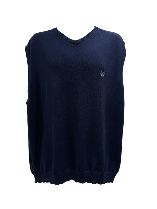 Chaps Navy V Neck Sweater Vest