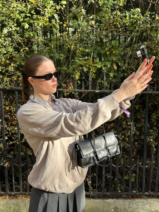 Tommy Hilfiger Premium Cotton Cream V Neck Sweater