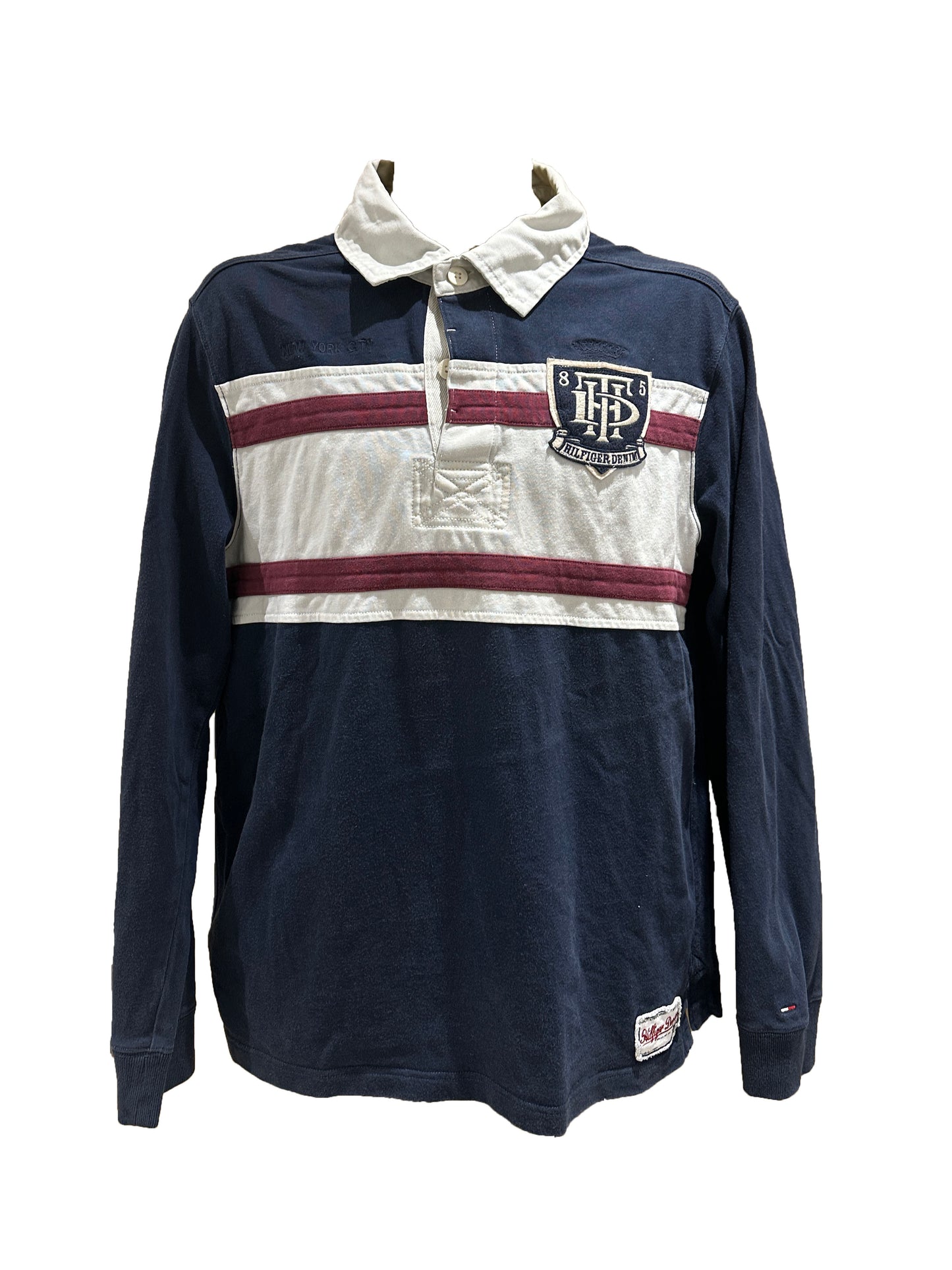 Tommy Hilfiger Denim Emblem Rugby Polo Shirt