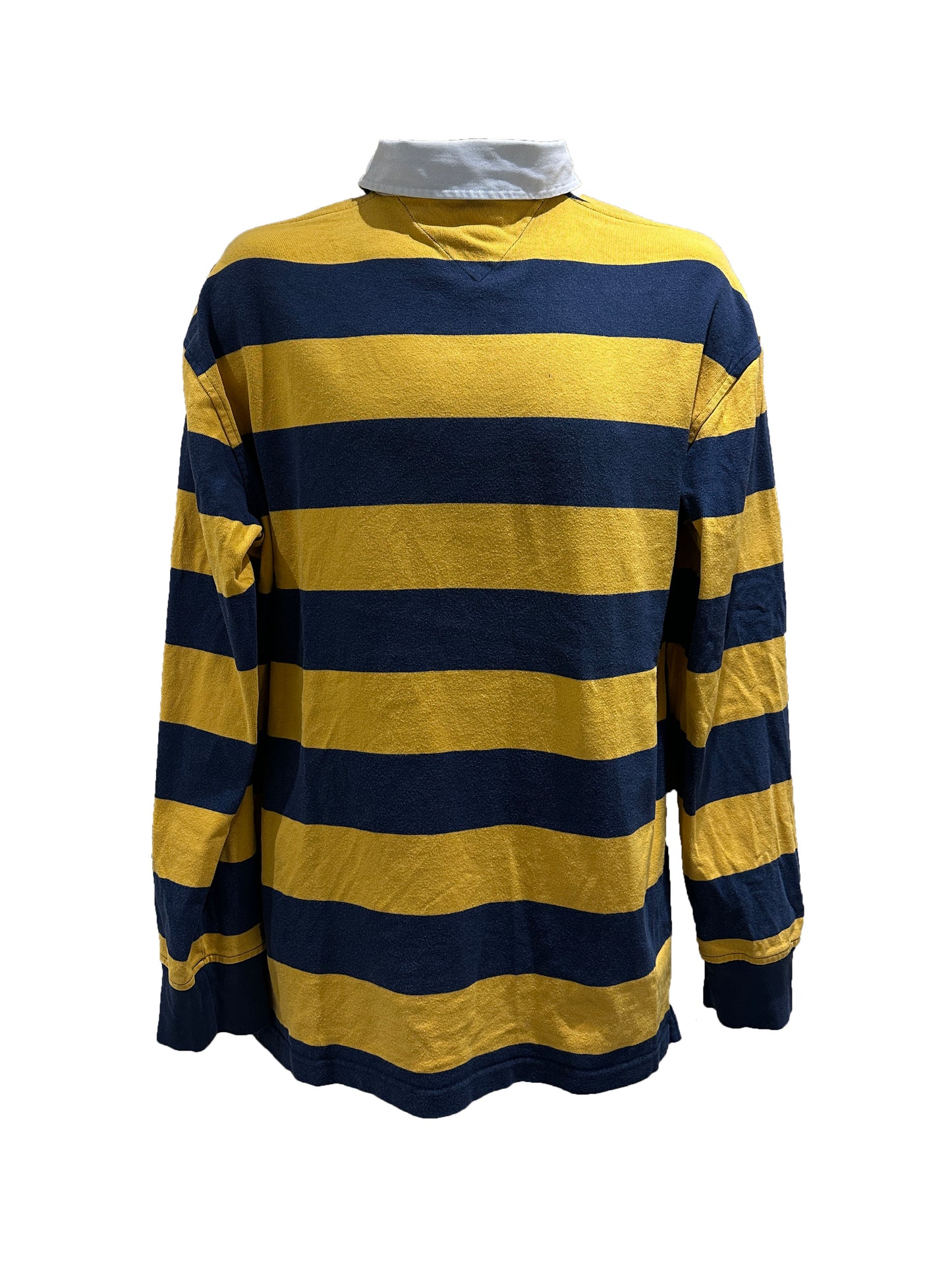 Unisex Tommy Hilfiger Gold Leaf Emblem Rugby Polo Shirt