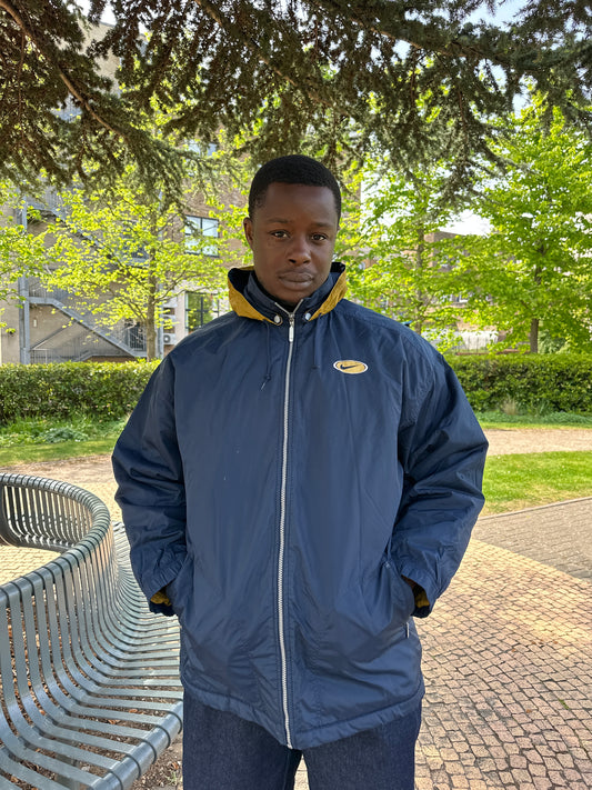 Nike Blue & Gold Parka