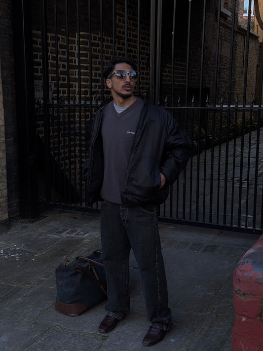 Carhartt Dark Grey V Neck Jumper